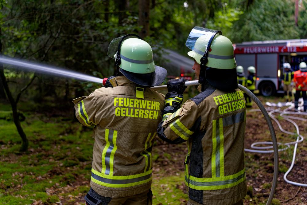 Kreisfeuerwehrübung in Bleckede